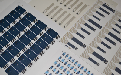 Printed environmental monitoring and medical sensors